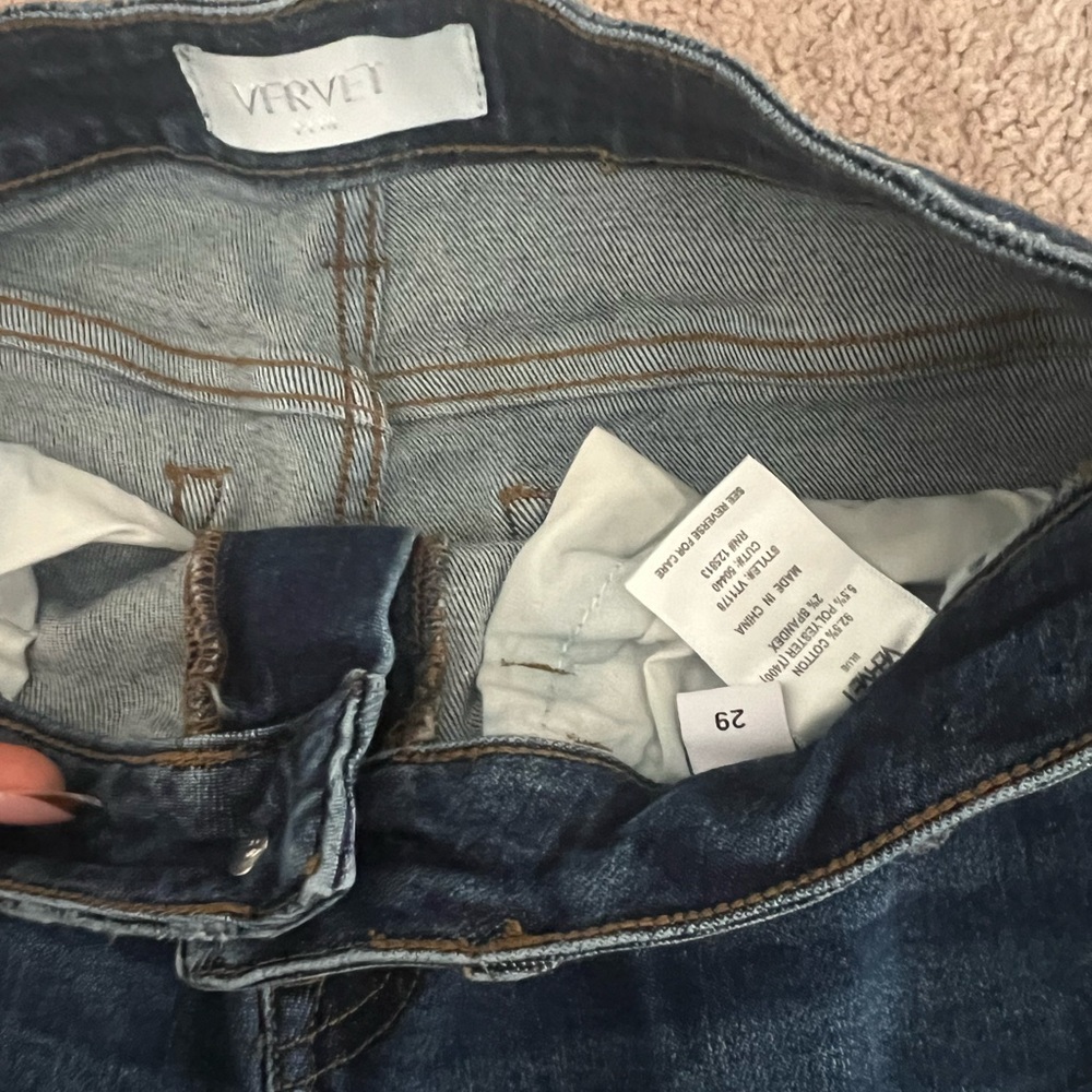 Distressed Blue Jeans - Picture 2 of 3